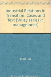 Tapa de Industrial relations in transition
