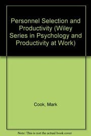 Tapa de Personnel selection and productivity