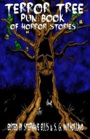 Tapa de Terror Tree Pun Book of Horror Stories