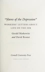 Tapa de Slaves of the Depression
