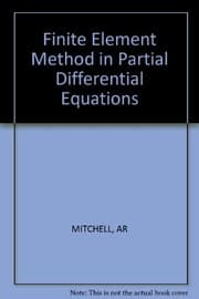 Tapa de The finite element method in partial differential equations
