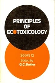 Tapa de Principles of ecotoxicology (SCOPE report)