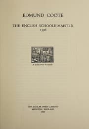 Tapa de The English school-master