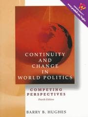 Tapa de Continuity and Change in World Politics