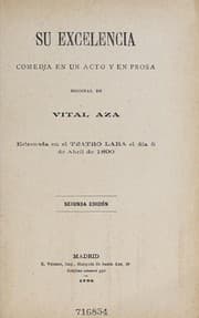 Tapa de Su excelencia