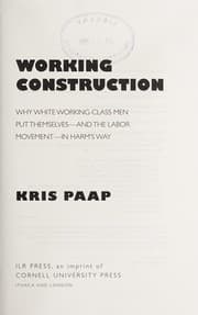 Tapa de Working construction