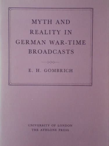 Tapa de Myth and reality in German war-time broadcasts
