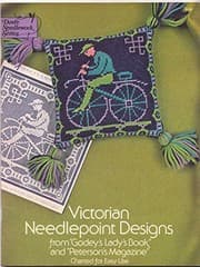 Tapa de Victorian needlepoint designs from Godey's lady's book and Peterson's magazine