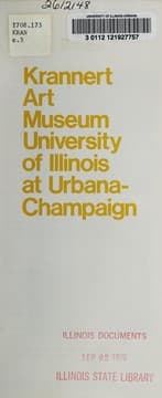 Tapa de Krannert Art Museum, University of Illinois at Urbana-Champaign