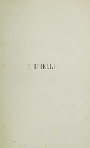 Tapa de I ribelli