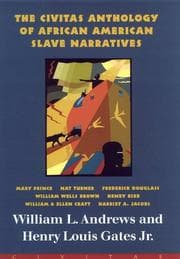 Tapa de The Civitas anthology of African American slave narratives