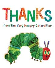 Tapa de Thanks from The Very Hungry Caterpillar