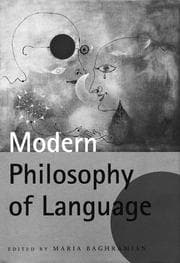 Tapa de Modern Philosophy of Language