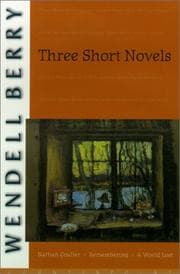 Tapa de Three short novels