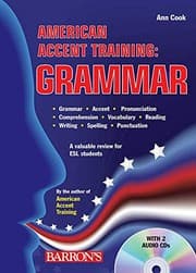 Tapa de American Accent Training: Grammar with Audio CDs