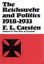 Tapa de The Reichswehr and politics, 1918 to 1933