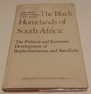 Tapa de The black homelands of South Africa
