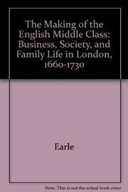 Tapa de The making of the English middle class