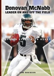 Tapa de Donovan Mcnabb: Leader on and Off the Field (Sports Stars With Heart) (Sports Stars with Heart (Paperback))