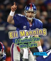 Tapa de Eli Manning: A Football Star Who Cares (Sports Stars Who Care)
