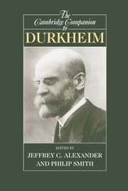 Tapa de CAMBRIDGE COMPANION TO DURKHEIM; ED. BY JEFFREY C. ALEXANDER...ET AL