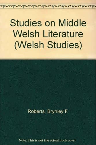 Tapa de Studies on Middle Welsh literature