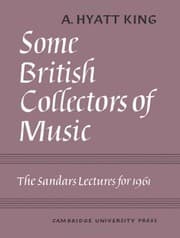 Tapa de Some British Collectors of Music c.1600-1960