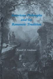 Tapa de American Philosophy Romantic Tradn (Cambridge Studies in American Literature and Culture)