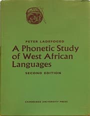 Tapa de A phonetic study of West African languages