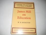 Tapa de James Mill on education