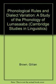 Tapa de Phonological rules and dialect variation