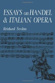 Tapa de Essays on Handel and Italian Opera
