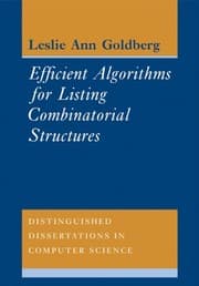 Tapa de Efficient Algorithms for Listing Combinatorial Structures (Distinguished Dissertations in Computer Science)