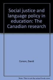 Tapa de Social justice and language policy in education