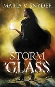 Tapa de Storm Glass: A Fantasy Novel with Murder and Magic (The Glass Series Book 1)