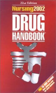 Tapa de Nursing 2002 Drug Handbook (Book with Mini CD-ROM for Windows & Macintosh)