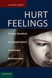 Tapa de Hurt Feelings: Theory, Research, and Applications in Intimate Relationships