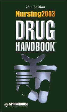 Tapa de Nursing 2003 Drug Handbook
