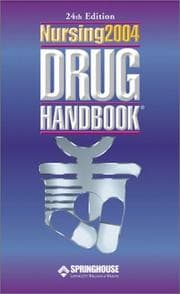 Tapa de Nursing2004 drug handbook