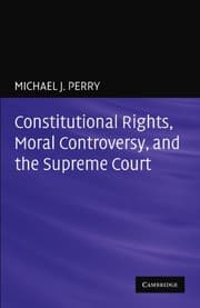 Tapa de Constitutional Rights, Moral Controversy, and the Supreme Court