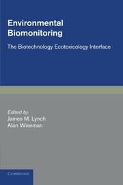 Tapa de Environmental Biomonitoring: The Biotechnology Ecotoxicology Interface (Biotechnology Research)