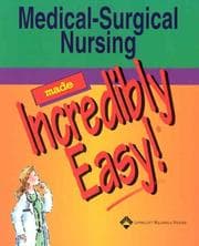 Tapa de Medical-Surgical Nursing Made Incredibly Easy!