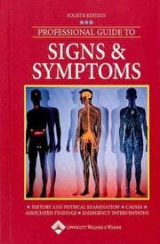 Tapa de Professional Guide to Signs and Symptoms