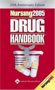 Tapa de Nursing2005 drug handbook