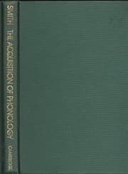 Tapa de The acquisition of phonology