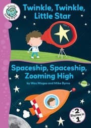 Tapa de Twinkle, Twinkle, Little Star and Spaceship, Spaceship, Zooming High (Tadpoles: Nursery Rhymes)