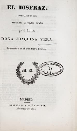 Tapa de El disfraz