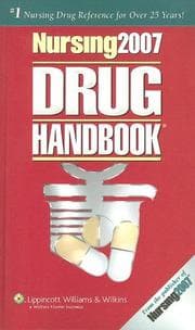 Tapa de Nursing Drug Handbook 2007