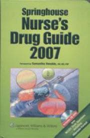 Tapa de Springhouse Nurse's Drug Guide 2007 (Springhouse Nurse's Drug Guides)