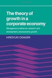 Tapa de The theory of growth in a corporate economy